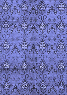 Abstract Blue Modern Rug, abs177blu