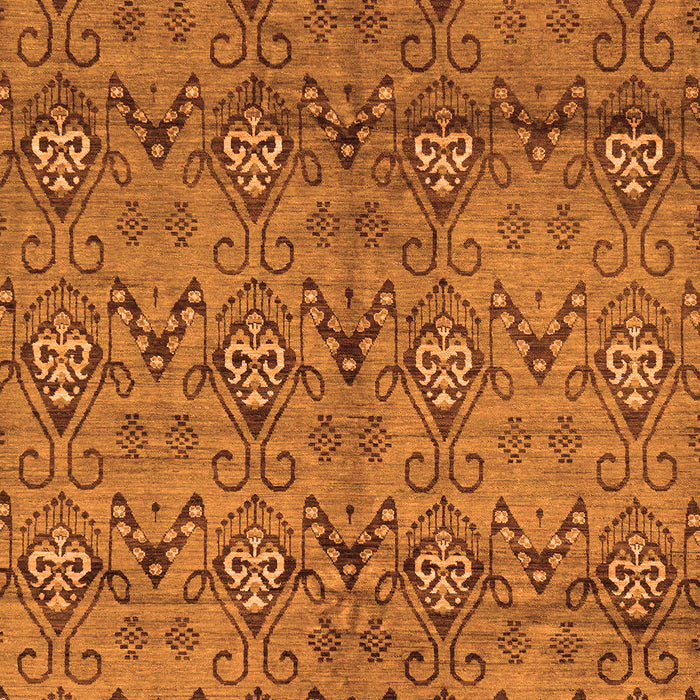 Abstract Orange Modern Rug, abs177org