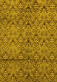 Abstract Yellow Modern Rug, abs177yw