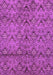 Machine Washable Abstract Purple Modern Area Rugs, wshabs177pur