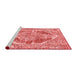 Modern Red Washable Rugs