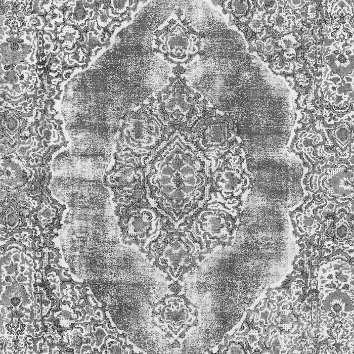 Machine Washable Abstract Gray Modern Rug, wshabs1780gry