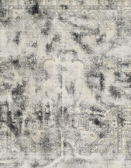 Abstract Gray Modern Rug, abs1781
