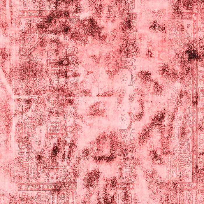 Machine Washable Abstract Red Modern Rug, wshabs1781red