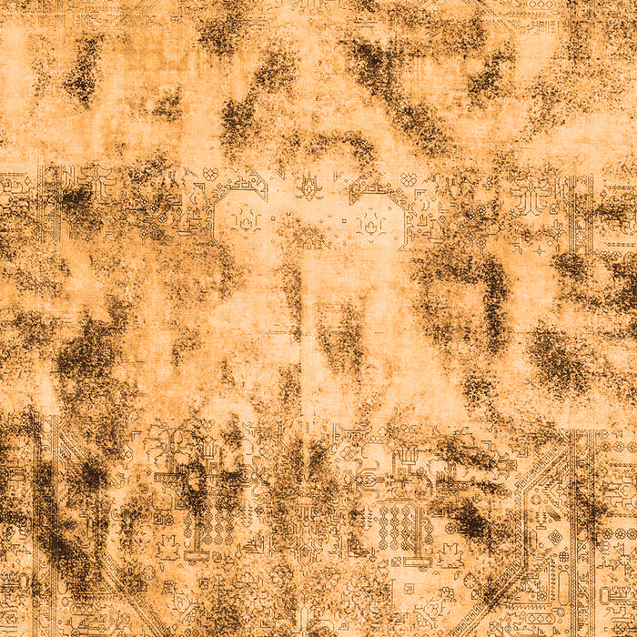 Machine Washable Abstract Orange Modern Area Rugs, wshabs1781org