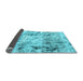 Sideview of Abstract Light Blue Modern Rug, abs1781lblu