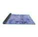 Sideview of Abstract Blue Modern Rug, abs1781blu