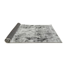 Sideview of Abstract Gray Modern Rug, abs1781gry