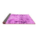 Sideview of Abstract Pink Modern Rug, abs1781pnk