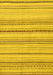 Solid Yellow Modern Rug, abs1782yw