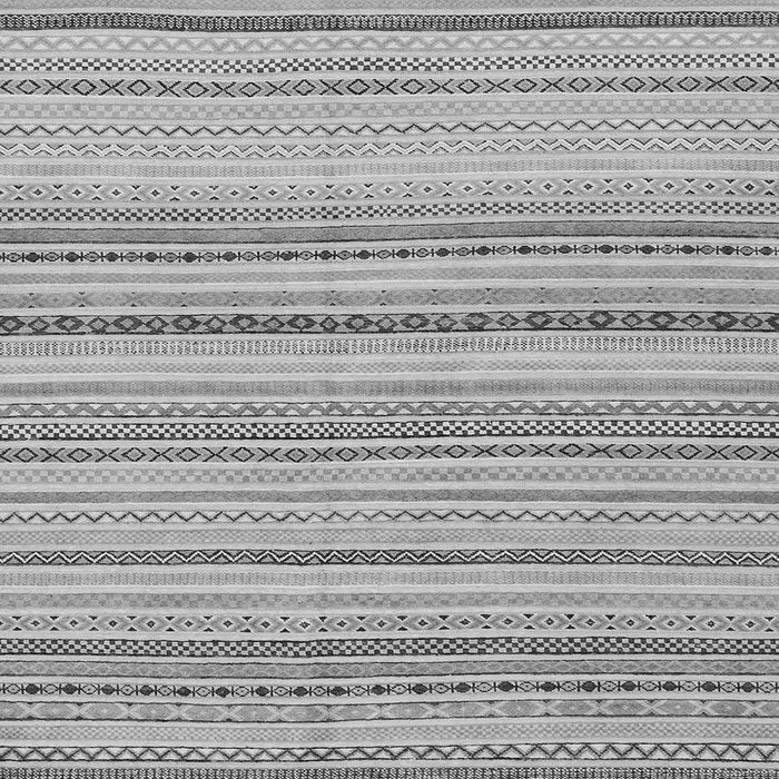 Square Machine Washable Solid Gray Modern Rug, wshabs1782gry