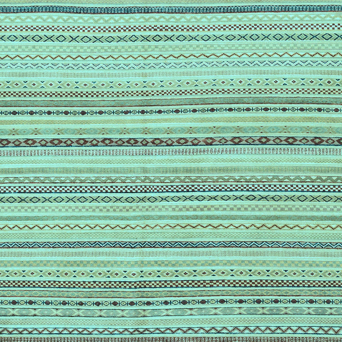 Square Machine Washable Solid Light Blue Modern Rug, wshabs1782lblu