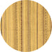 Round Solid Brown Modern Rug, abs1782brn