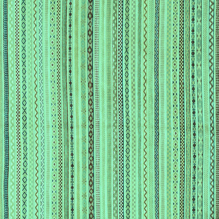 Square Solid Turquoise Modern Rug, abs1782turq