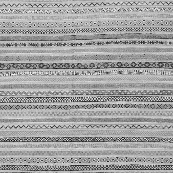 Machine Washable Solid Gray Modern Rug, wshabs1782gry