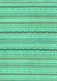 Solid Turquoise Modern Rug, abs1783turq