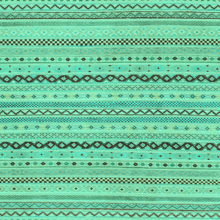 Machine Washable Solid Turquoise Modern Area Rugs, wshabs1783turq