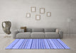 Machine Washable Solid Blue Modern Rug in a Living Room, wshabs1784blu