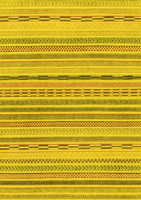 Solid Yellow Modern Rug, abs1784yw