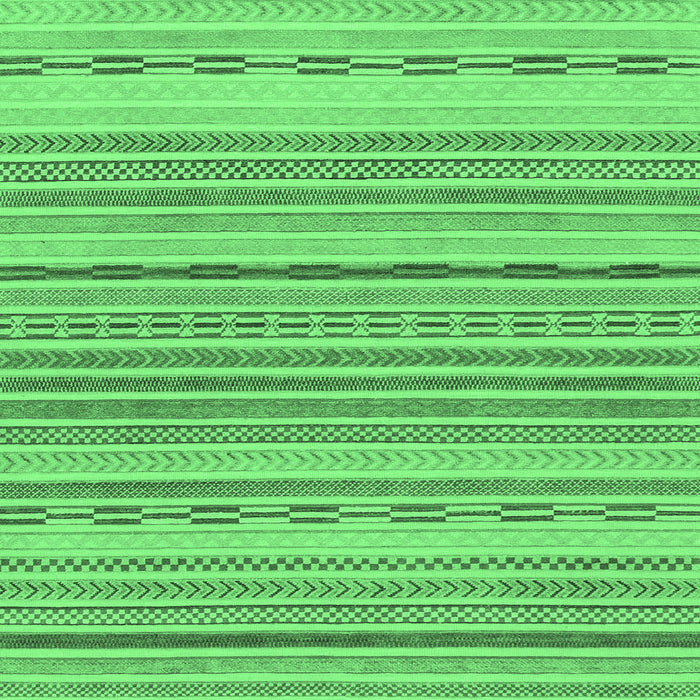 Square Solid Emerald Green Modern Rug, abs1784emgrn