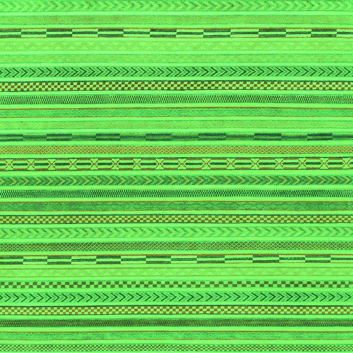 Square Solid Green Modern Rug, abs1784grn