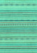 Solid Turquoise Modern Rug, abs1784turq