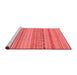 Modern Red Washable Rugs