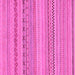 Square Solid Pink Modern Rug, abs1785pnk