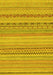 Solid Yellow Modern Rug, abs1785yw