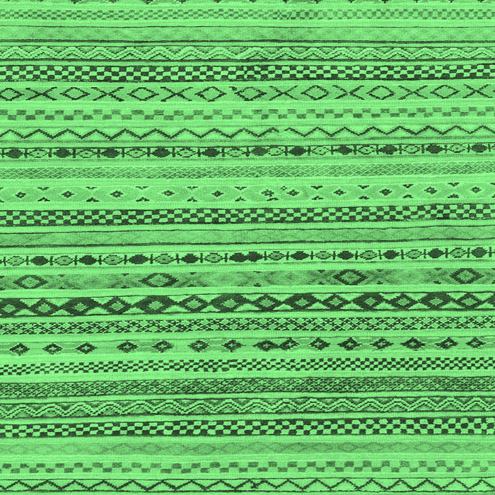 Square Machine Washable Solid Emerald Green Modern Area Rugs, wshabs1786emgrn