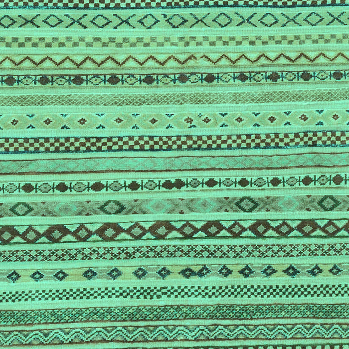 Machine Washable Solid Turquoise Modern Area Rugs, wshabs1786turq