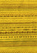 Solid Yellow Modern Rug, abs1786yw