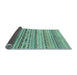 Sideview of Solid Light Blue Modern Rug, abs1786lblu