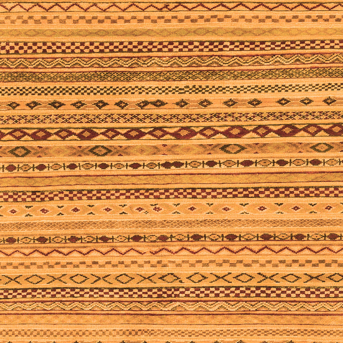 Square Machine Washable Solid Orange Modern Area Rugs, wshabs1786org