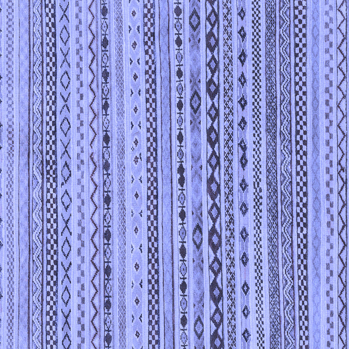 Square Machine Washable Solid Blue Modern Rug, wshabs1786blu