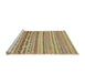 Sideview of Machine Washable Abstract Light Brown Rug, wshabs1787