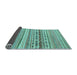 Sideview of Solid Light Blue Modern Rug, abs1787lblu