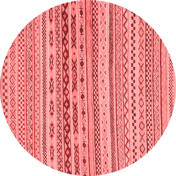 Machine Washable Solid Red Modern Rug, wshabs1787red