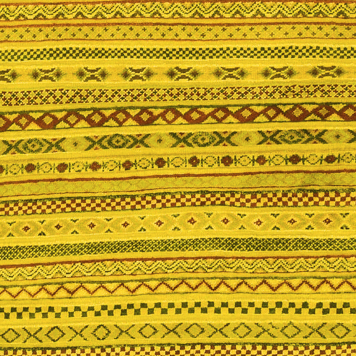 Solid Yellow Modern Rug, abs1787yw