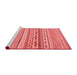 Modern Red Washable Rugs