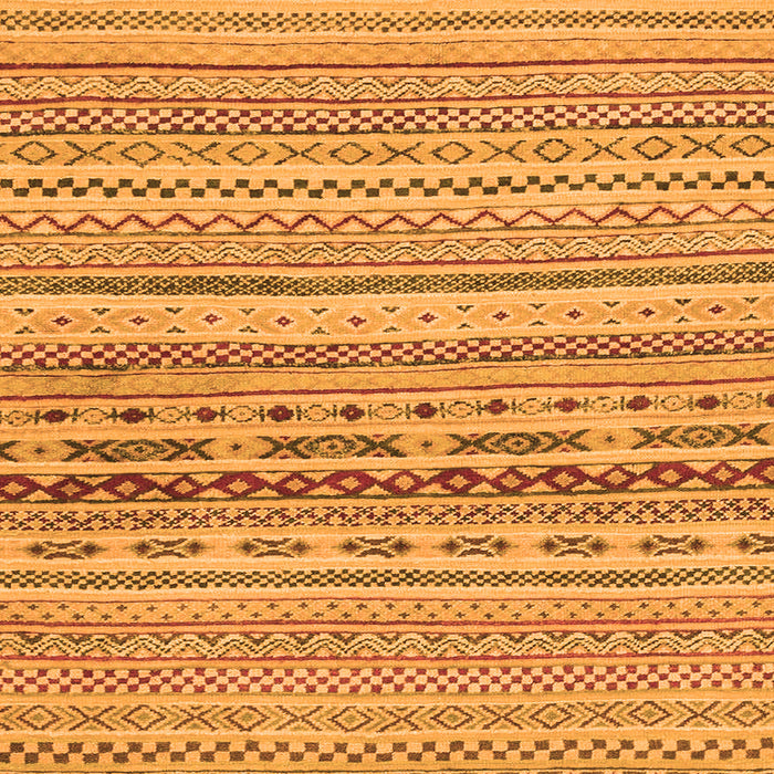 Square Machine Washable Solid Orange Modern Area Rugs, wshabs1787org