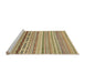 Sideview of Machine Washable Abstract Light Brown Rug, wshabs1788