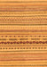 Solid Orange Modern Rug, abs1788org