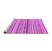 Sideview of Machine Washable Solid Purple Modern Area Rugs, wshabs1788pur