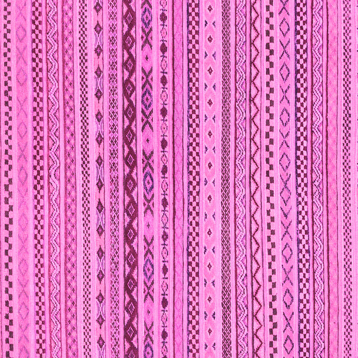 Square Solid Pink Modern Rug, abs1788pnk