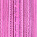 Square Solid Pink Modern Rug, abs1788pnk