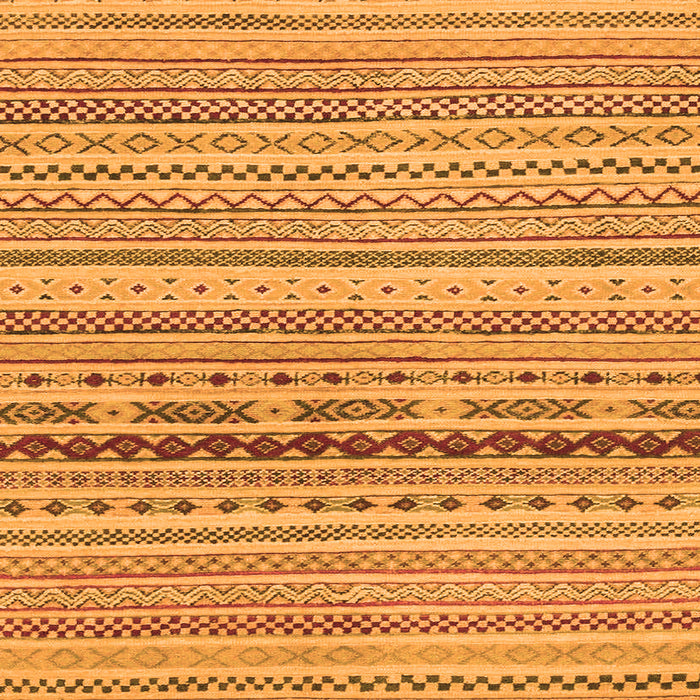 Square Machine Washable Solid Orange Modern Area Rugs, wshabs1788org