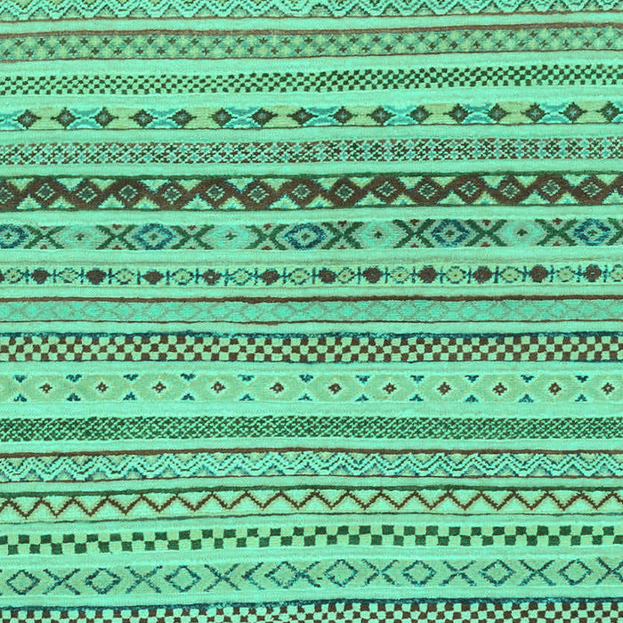 Machine Washable Solid Turquoise Modern Area Rugs, wshabs1788turq