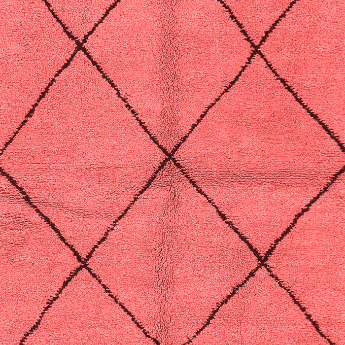 Machine Washable Solid Red Modern Rug, wshabs1789red