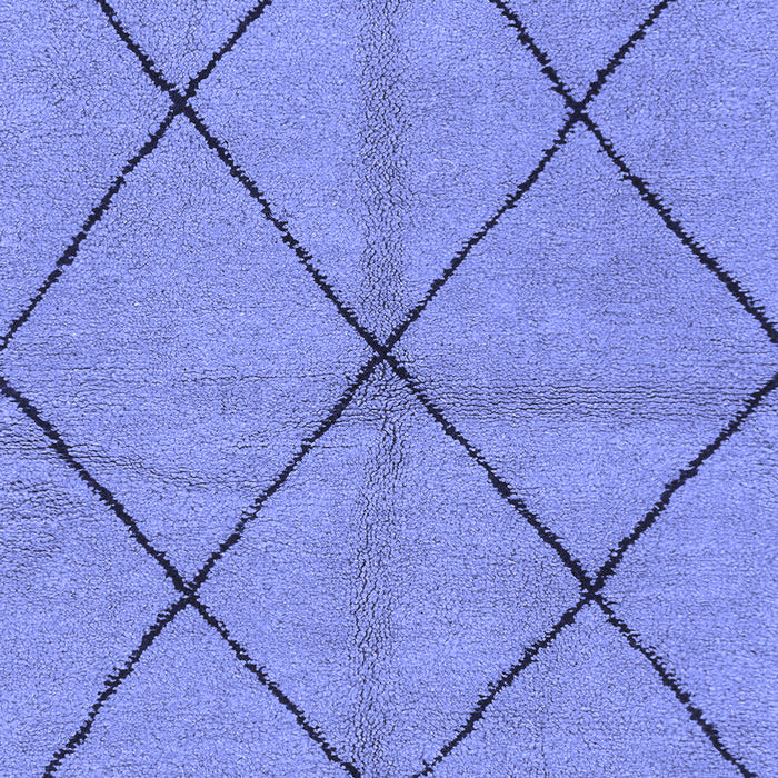 Machine Washable Solid Blue Modern Rug, wshabs1789blu